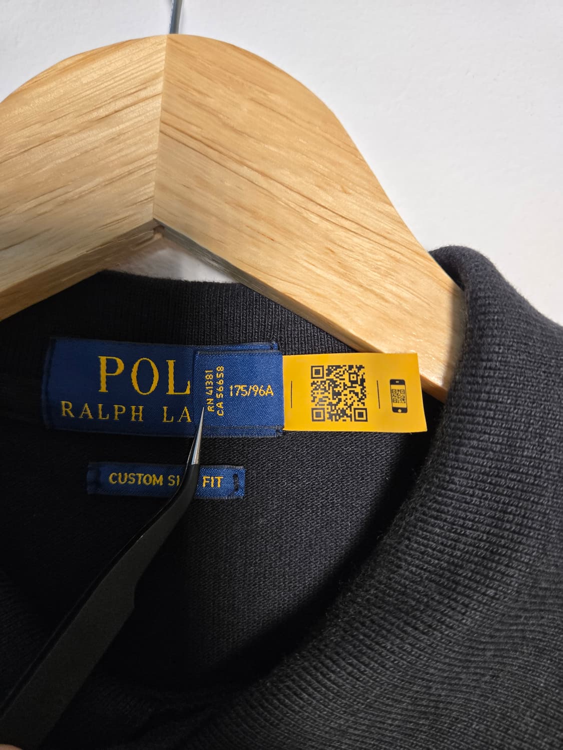 폴로 랄프로렌 블랙 반팔 카라티 M사이즈 상품이미지4