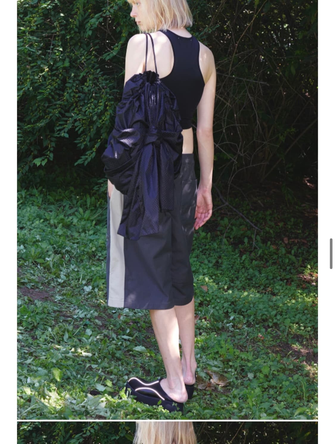 오픈yy 체크 노티드 백팩     상품이미지1