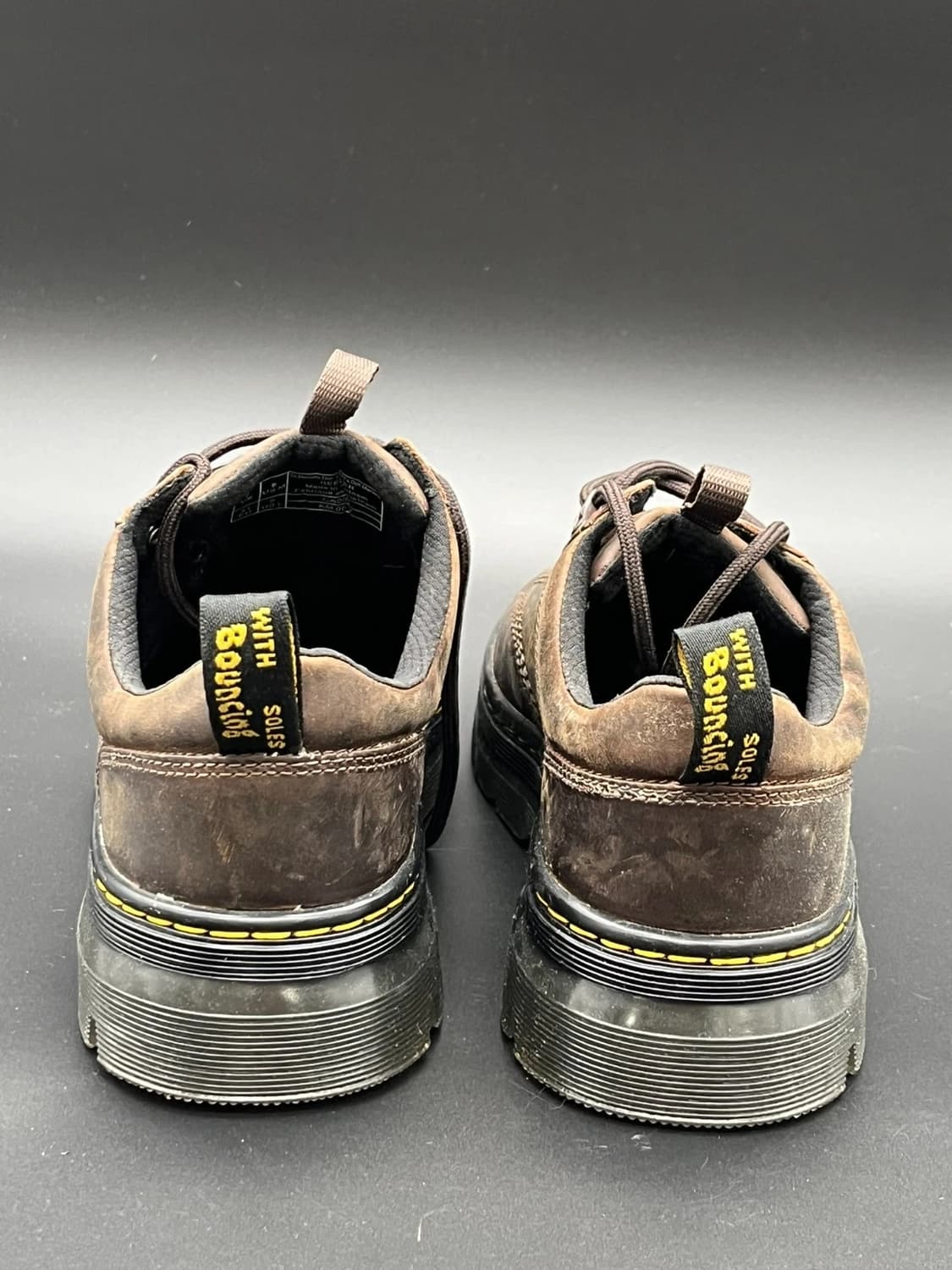 닥터마틴 리더 크레이지 호스 레더 유틸리티 슈즈 다크 브라운 상품이미지3