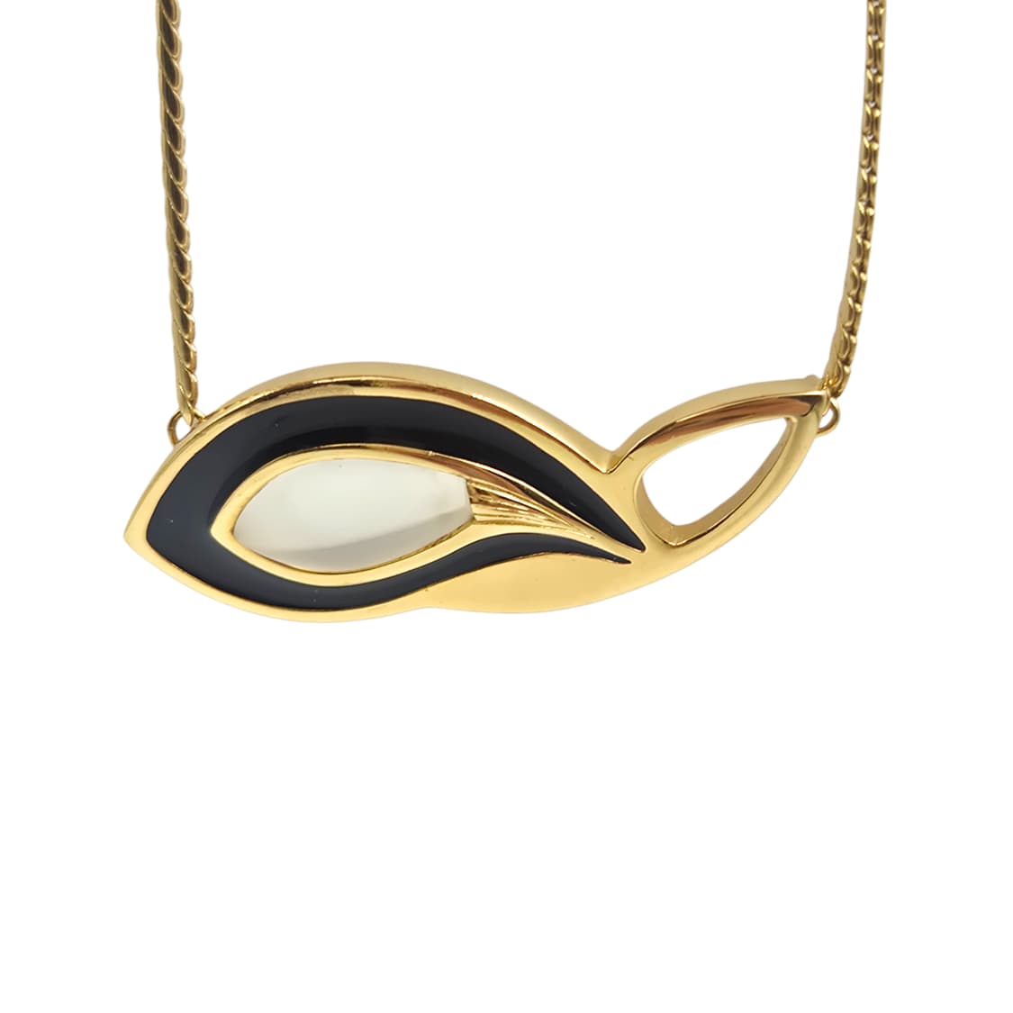 81s 지방시 비쥬 불투명 고래 목걸이 상품이미지8