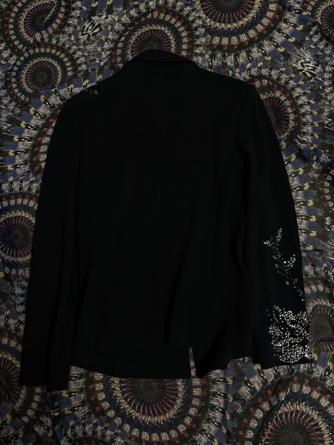 유일 매물 빈티지 큐빅 가디건 상품이미지2