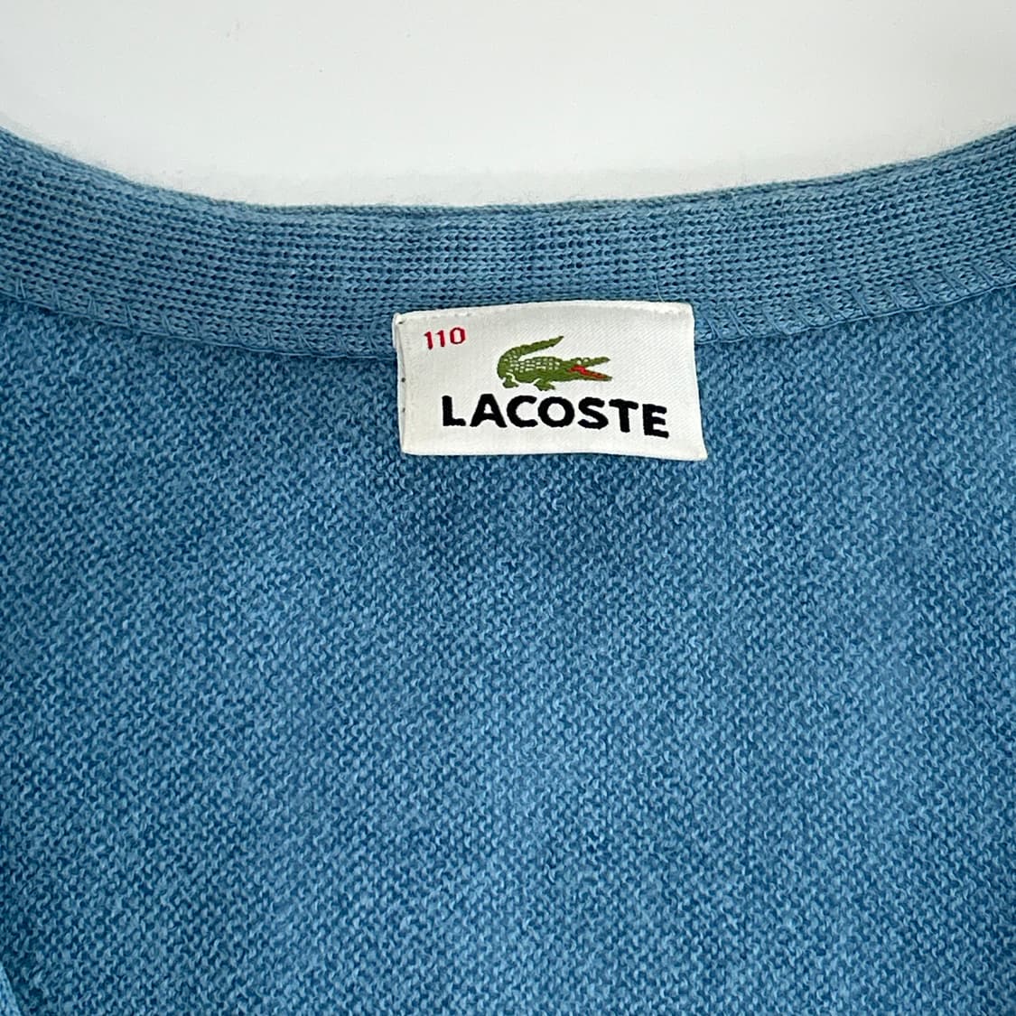Lacoste  라코스테 스카이블루 니트 가디건 상품이미지5