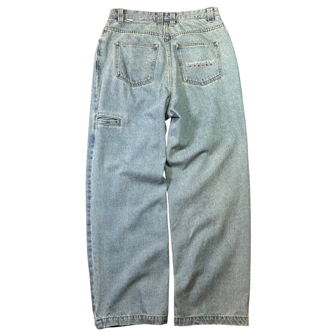 디스이즈네버댓 빅로고 와이드 데님팬츠 상품이미지1