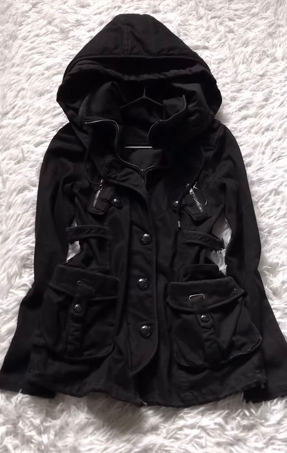 일본빈티지 펑크 갸루 그런지 y2k 투웨이 자켓 상품이미지1