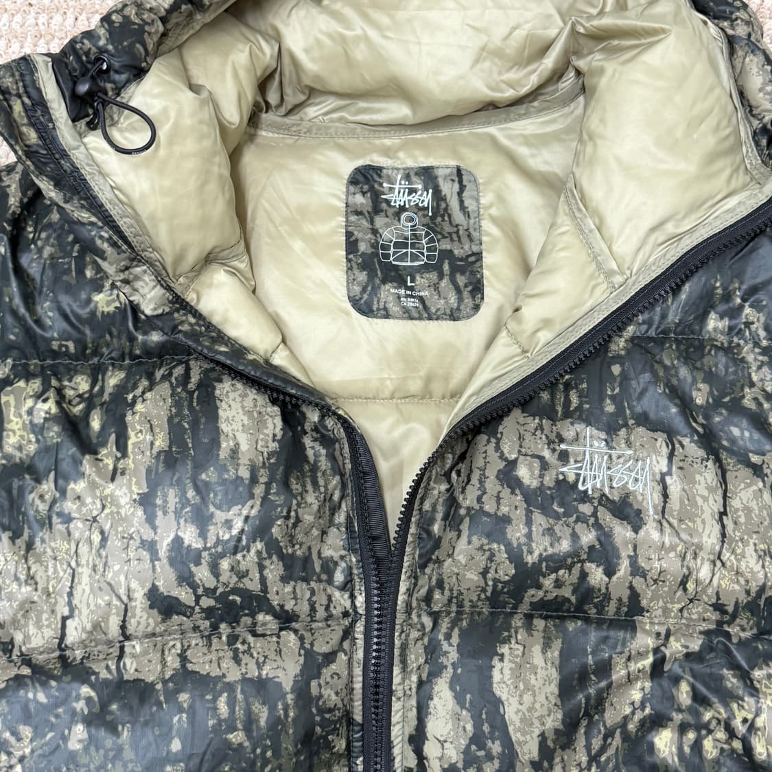 스투시 다운 파카 마이크로 립스탑 렐릭 카모 상품이미지4