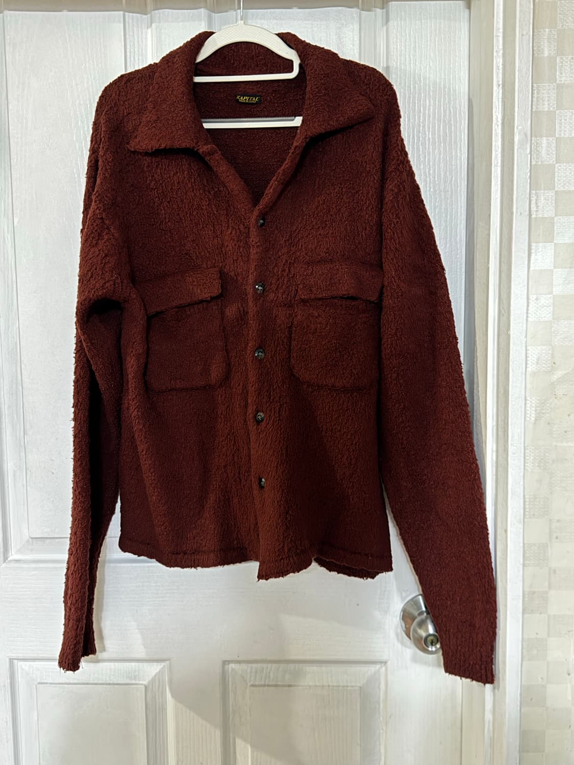 [3 Size] 캐피탈 7G 쉐기 니트 보드 셔츠와인 상품이미지1