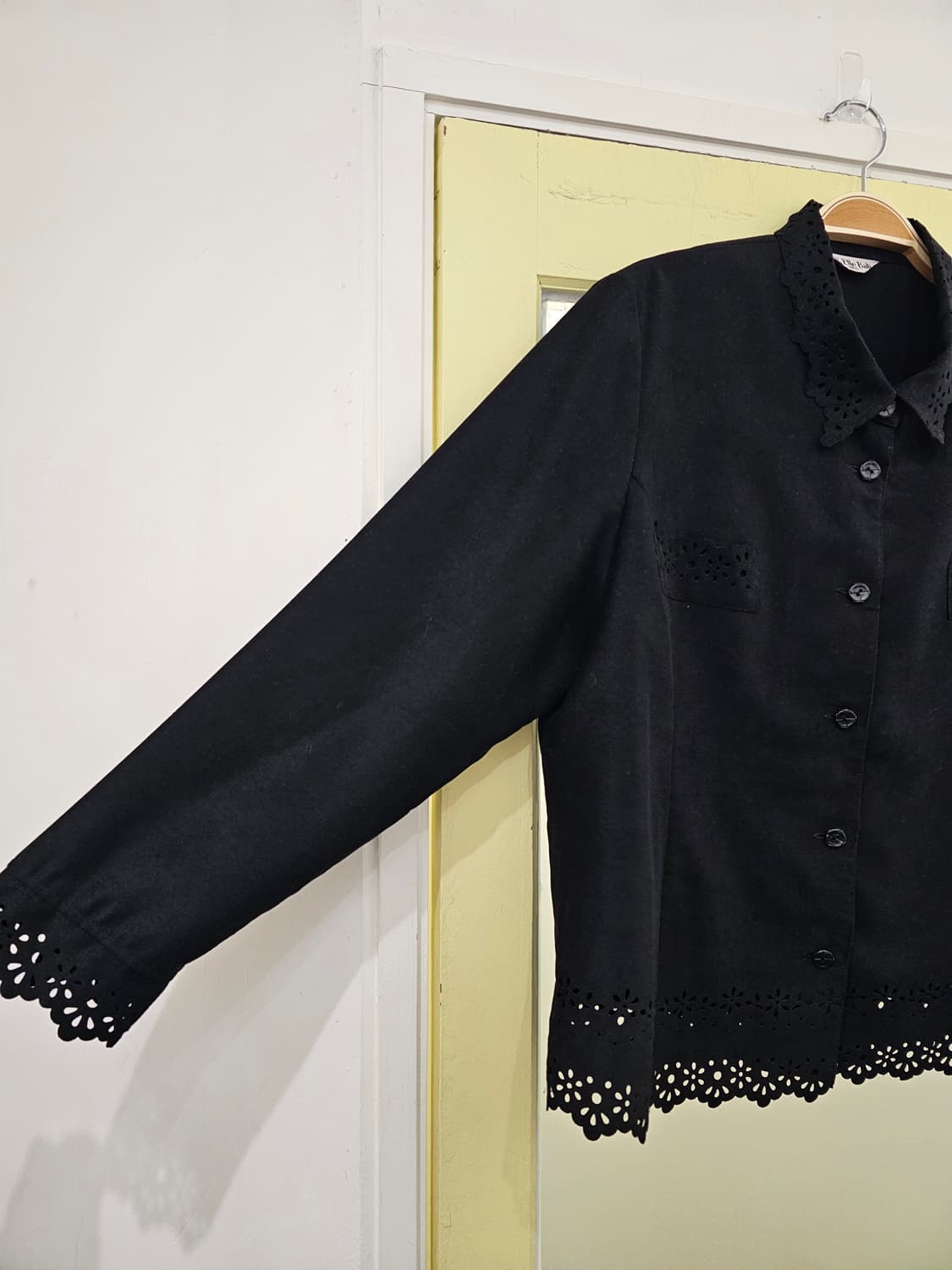 Elle Bali 블랙 웨스턴 스웨이드st 블라우스 상품이미지2