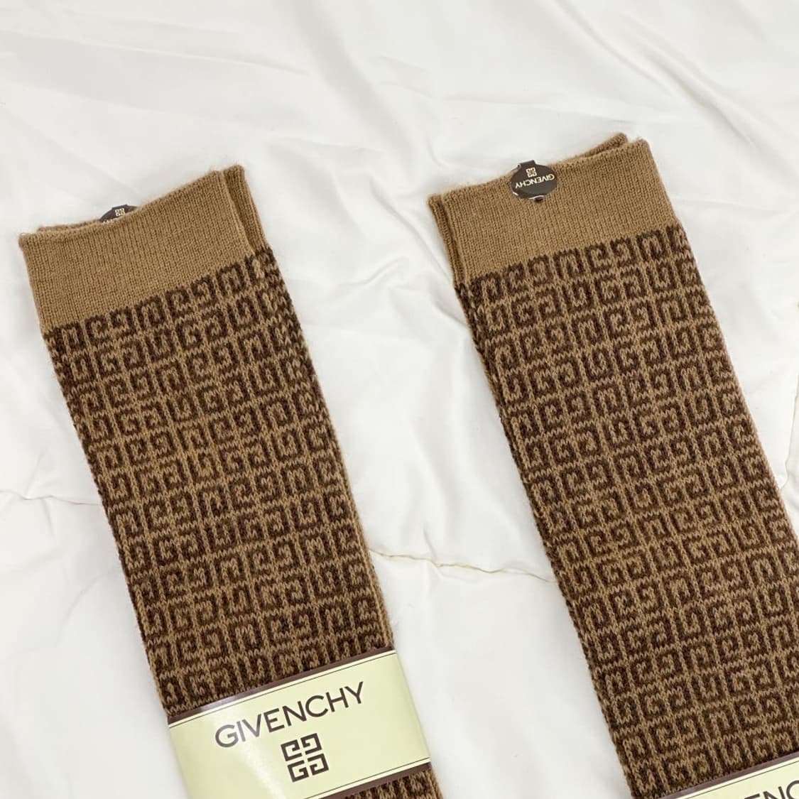 [새상품] givenchy / 지방시 로고 울 니삭스  상품이미지3