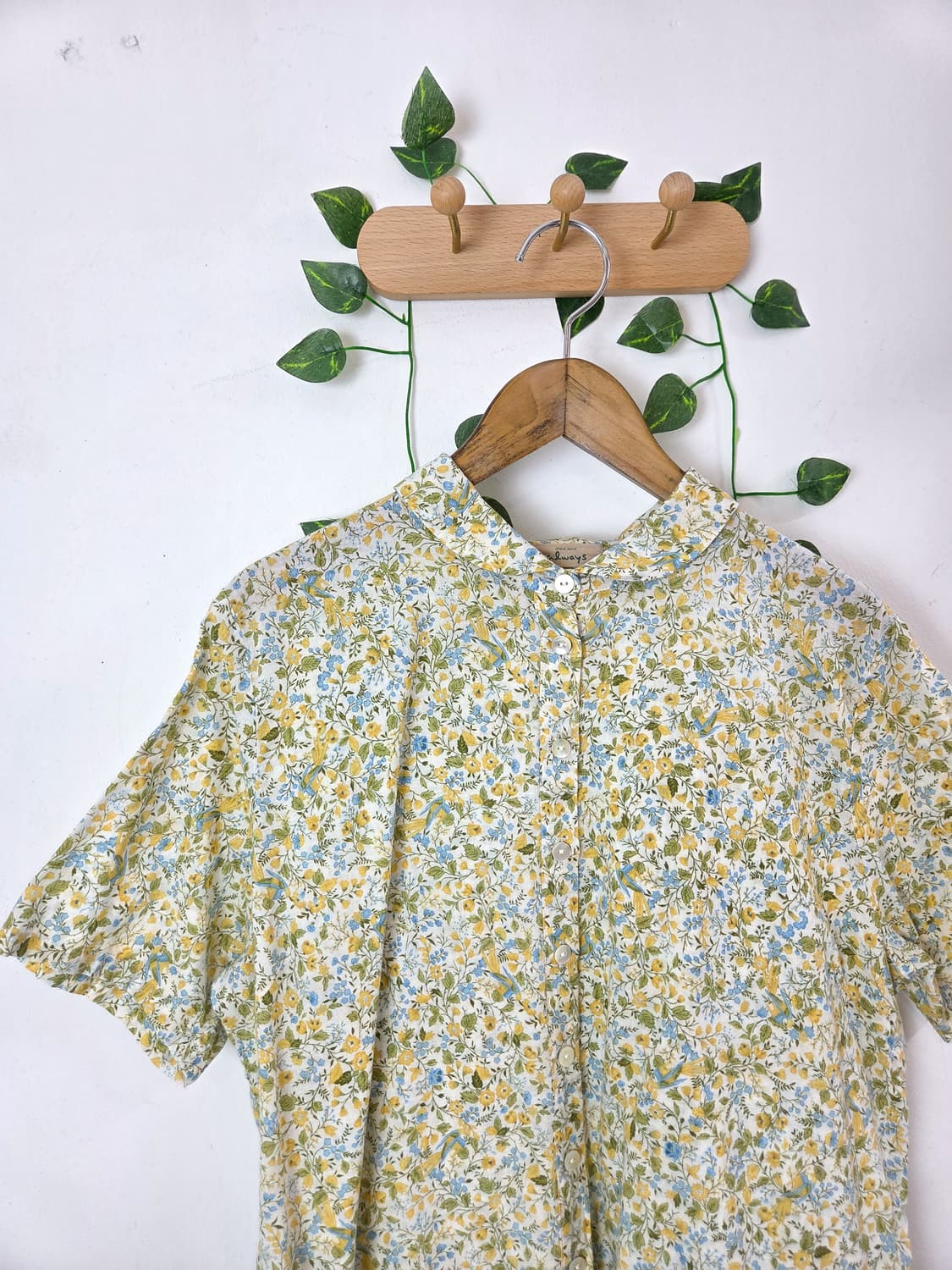 잔꽃 반팔 셔츠 상품이미지2