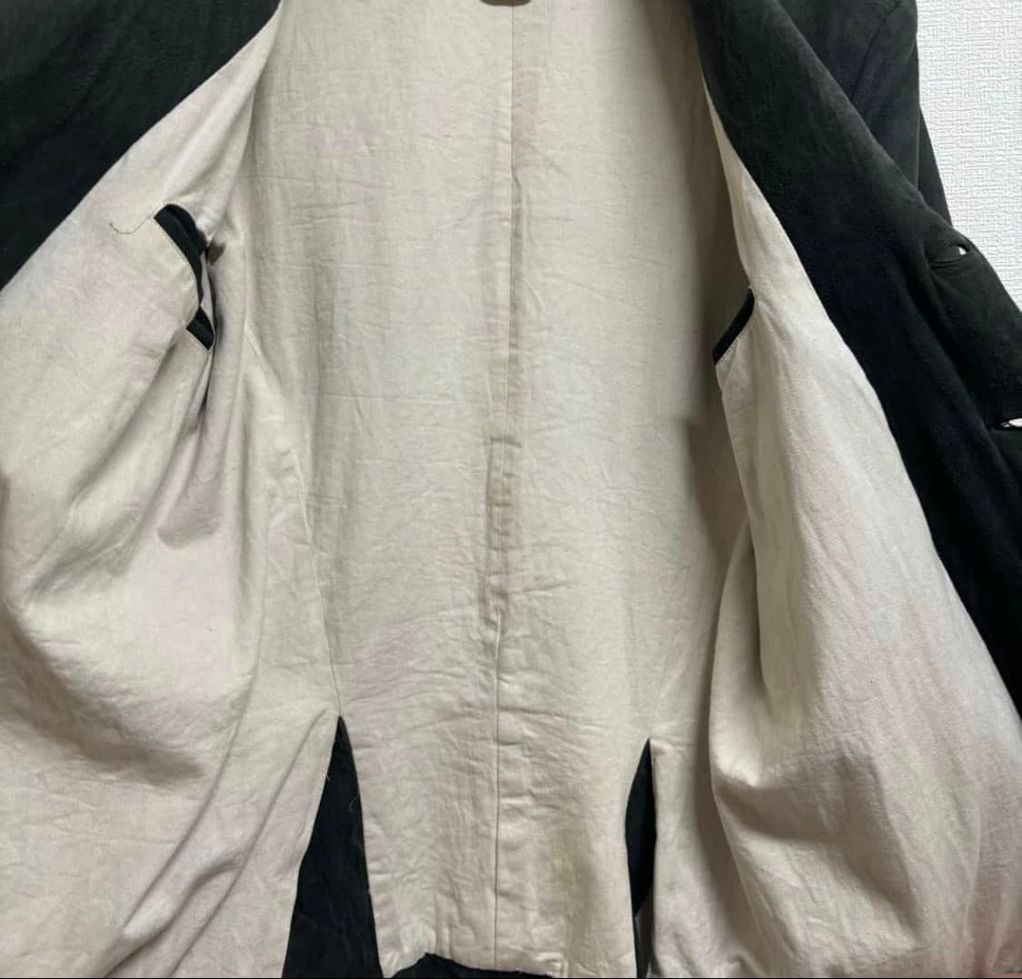 Paul harnden 폴 하든 샤모아 가죽 블레이저 상품이미지4