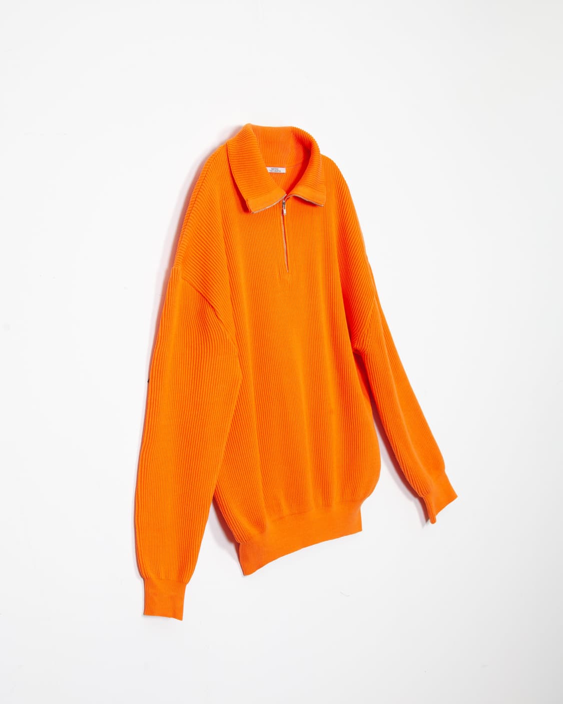 마티스 더 큐레이터 오렌지 니트집업 상품이미지4