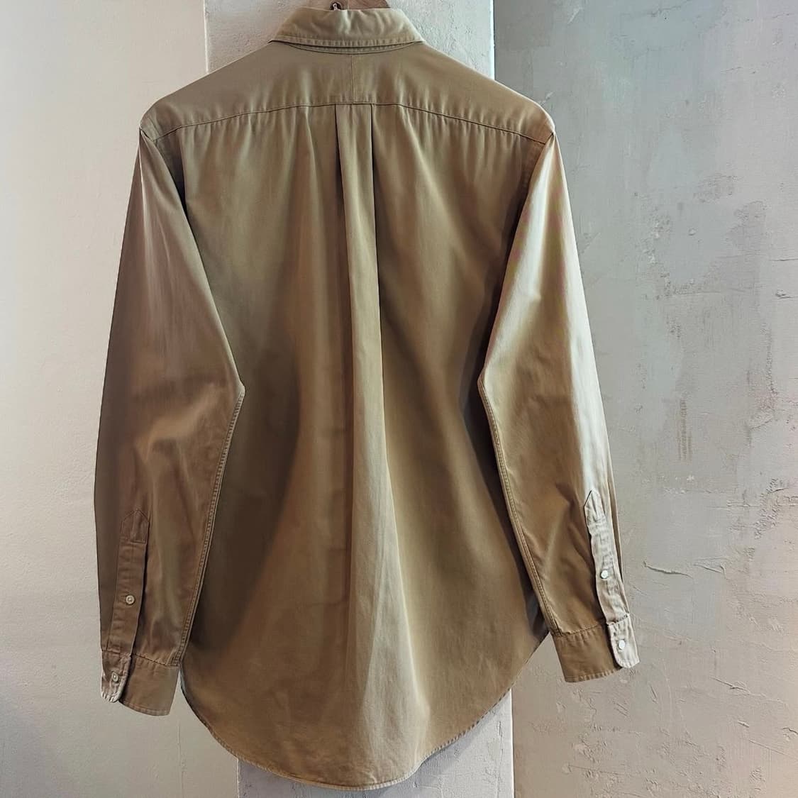 폴로랄프로렌 베이지 솔리드 셔츠 상품이미지3