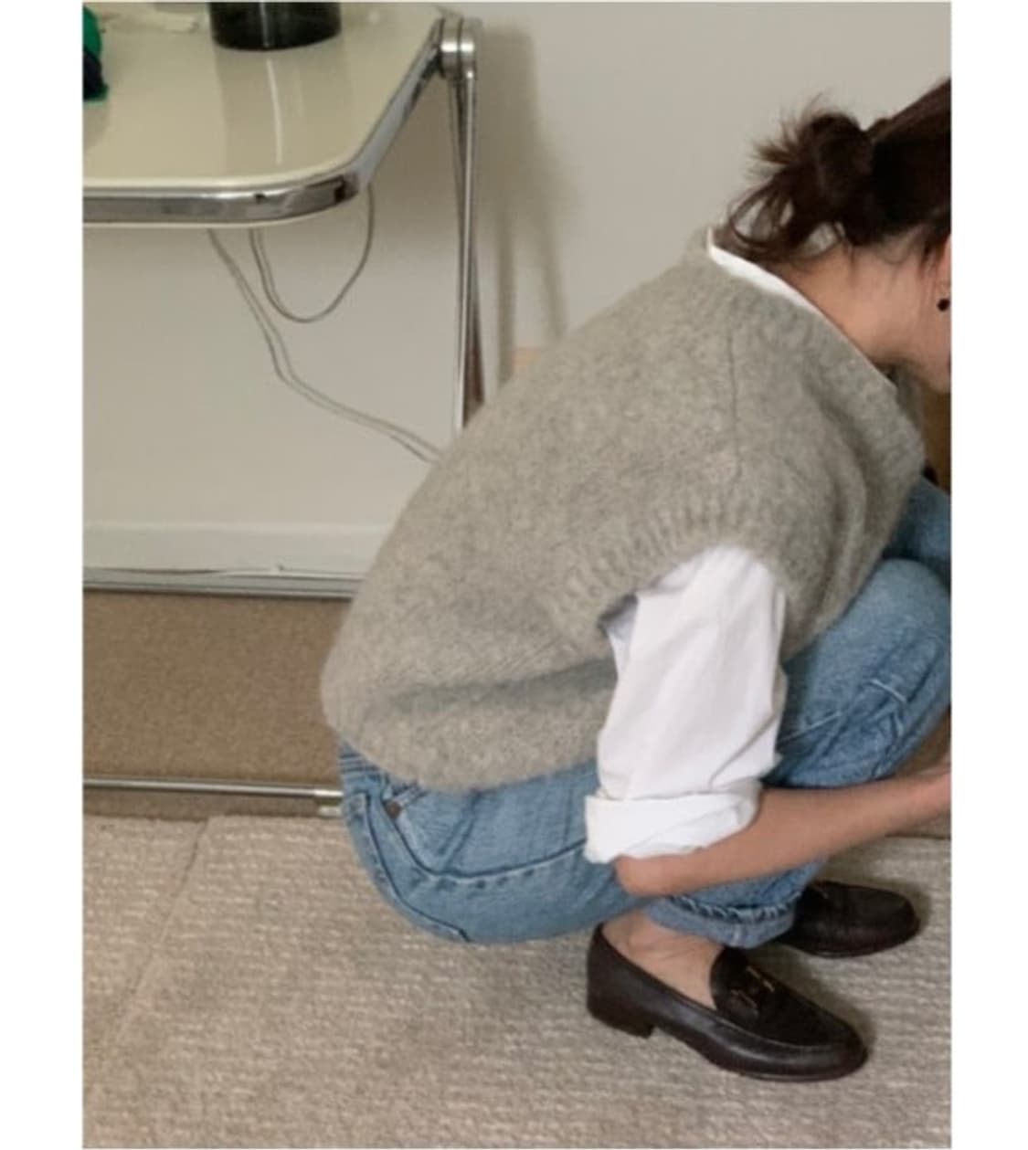 mone ribonbit cloud vest / levis 상품이미지5