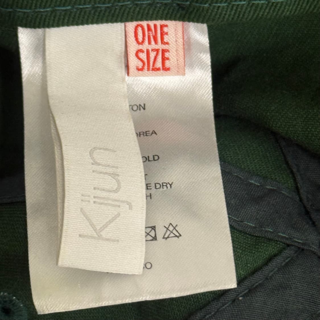 기준 kijun VCL Deep green 볼캡 상품이미지3