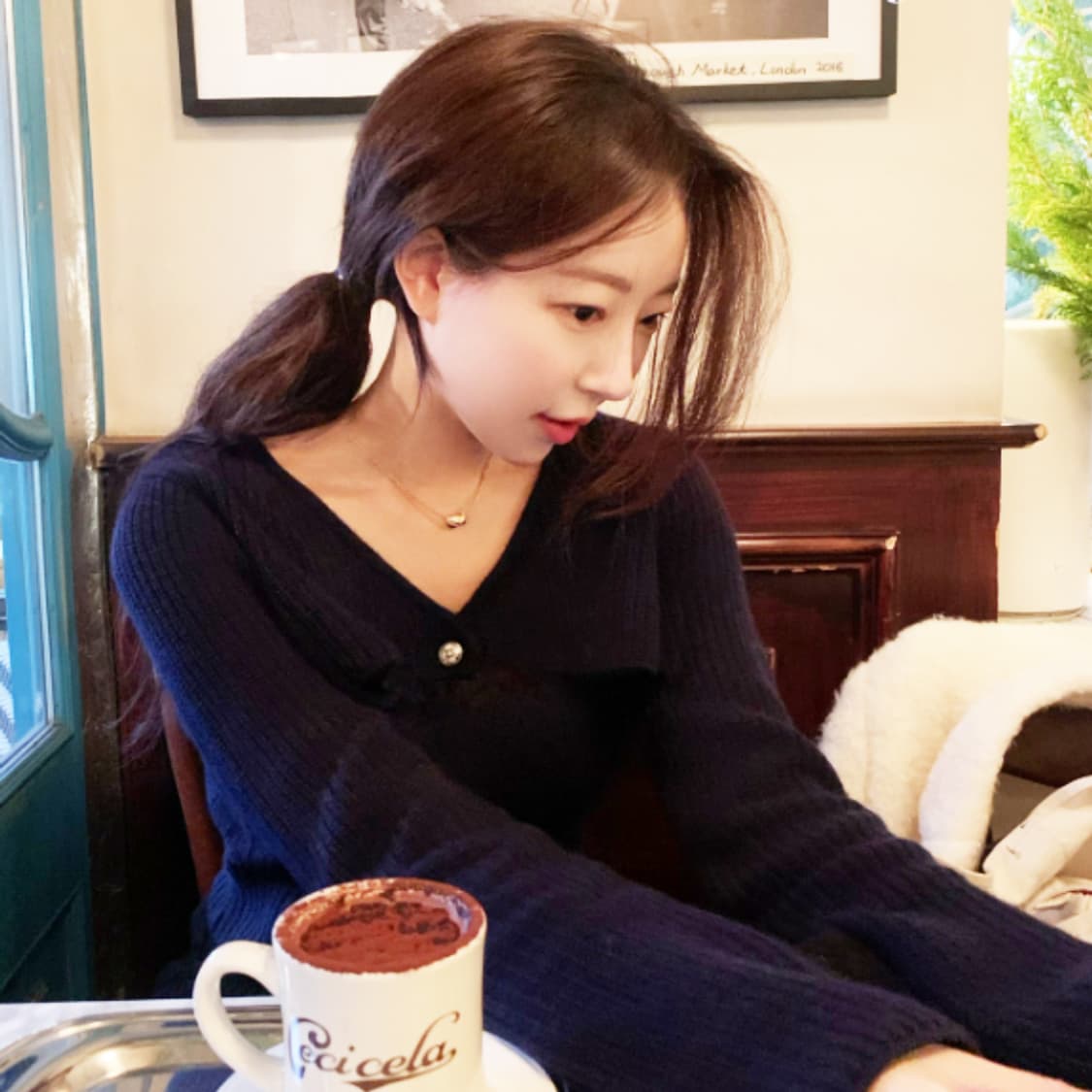 시예(siye) 시예샵 샵시예 홀리데이 라쿤 볼레노 니트세트 새상품 상품이미지2