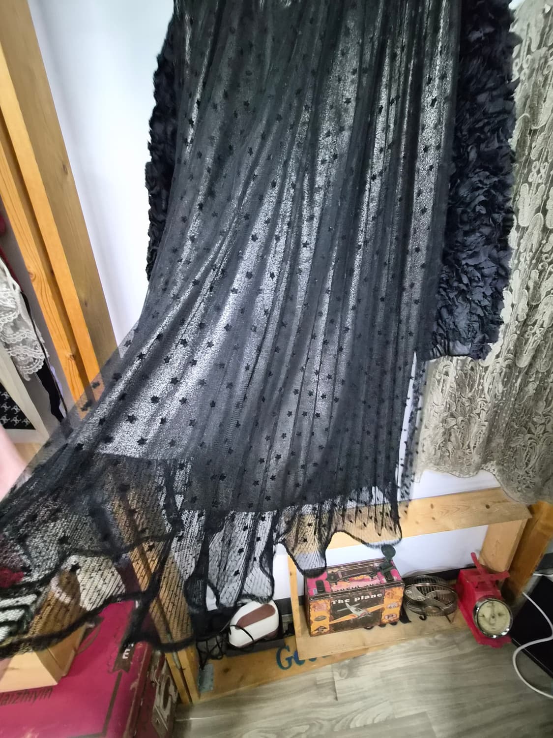 질스튜어트 로맨틱 플라워 텍스처 집업 자켓. 오즈세컨 도트샤 스커트 상품이미지9