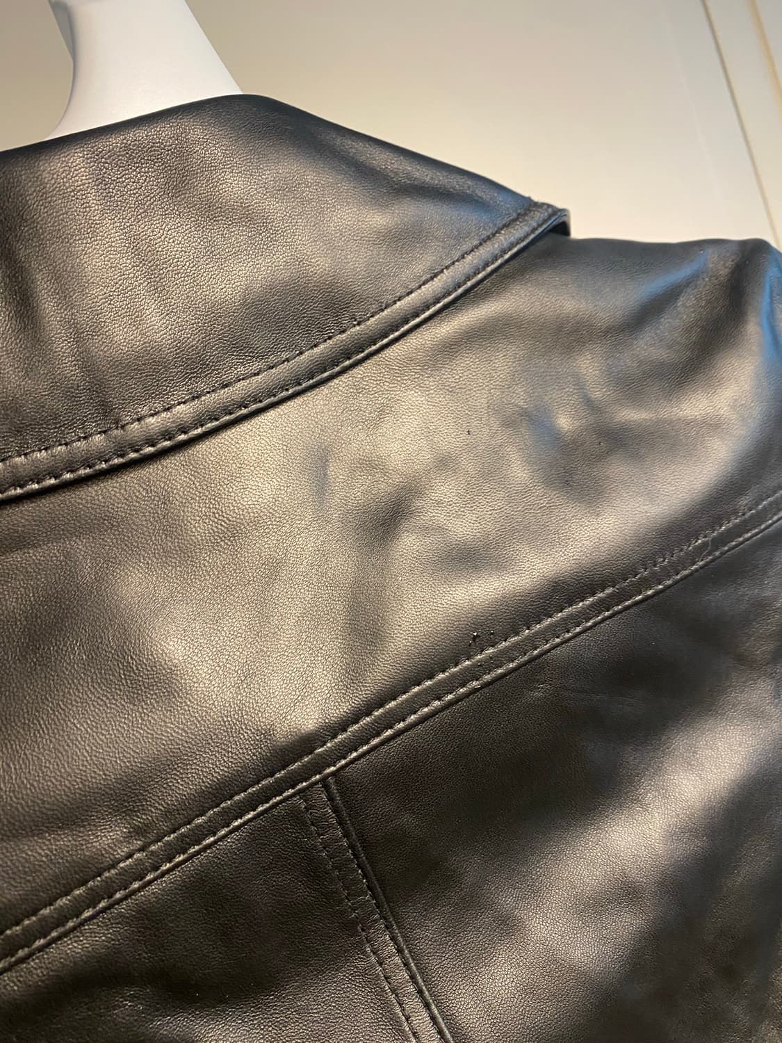 JS NEWYORK 가죽 라이더 자켓 FREE 상품이미지5