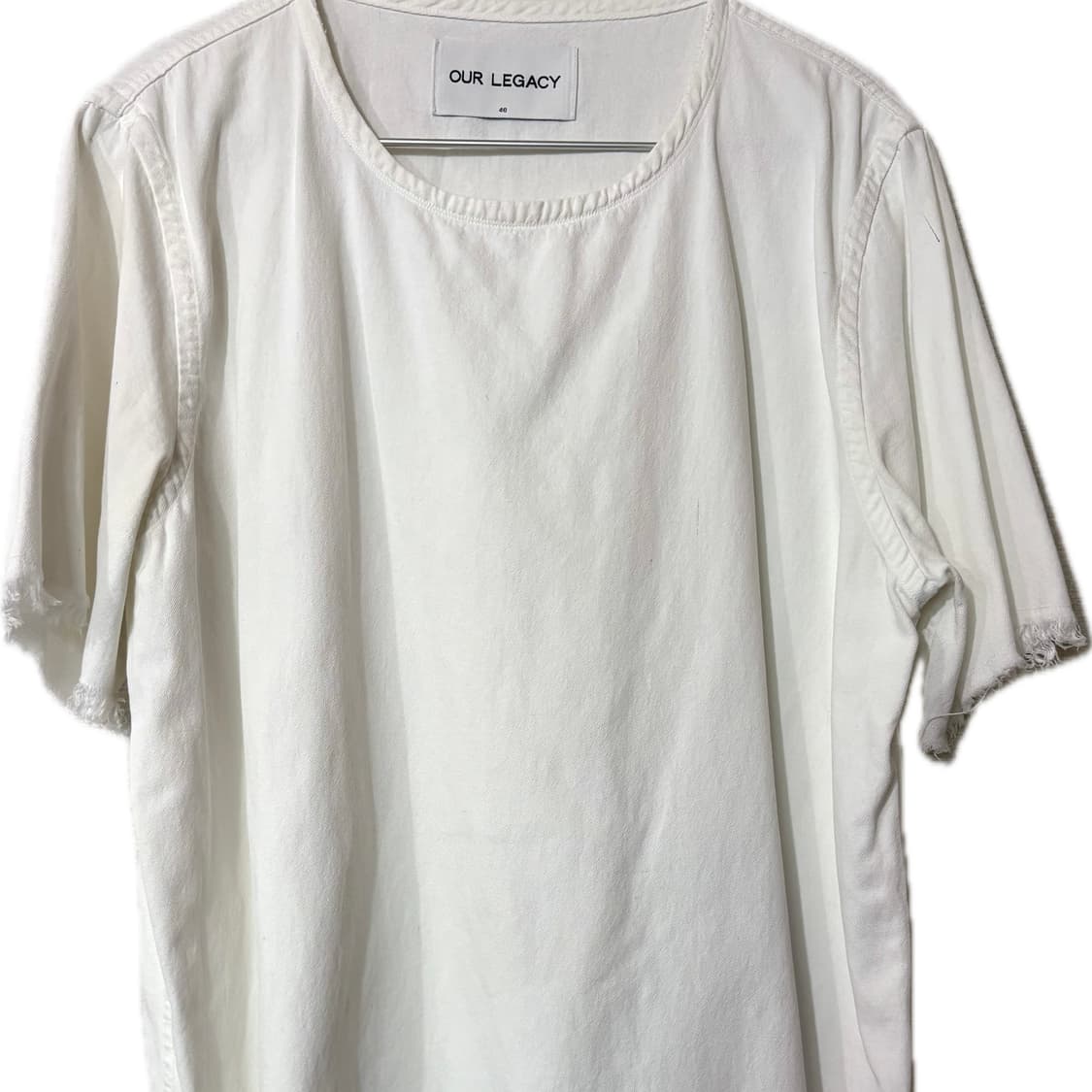 Oversized Cotton Top (Off-white) 상품이미지1