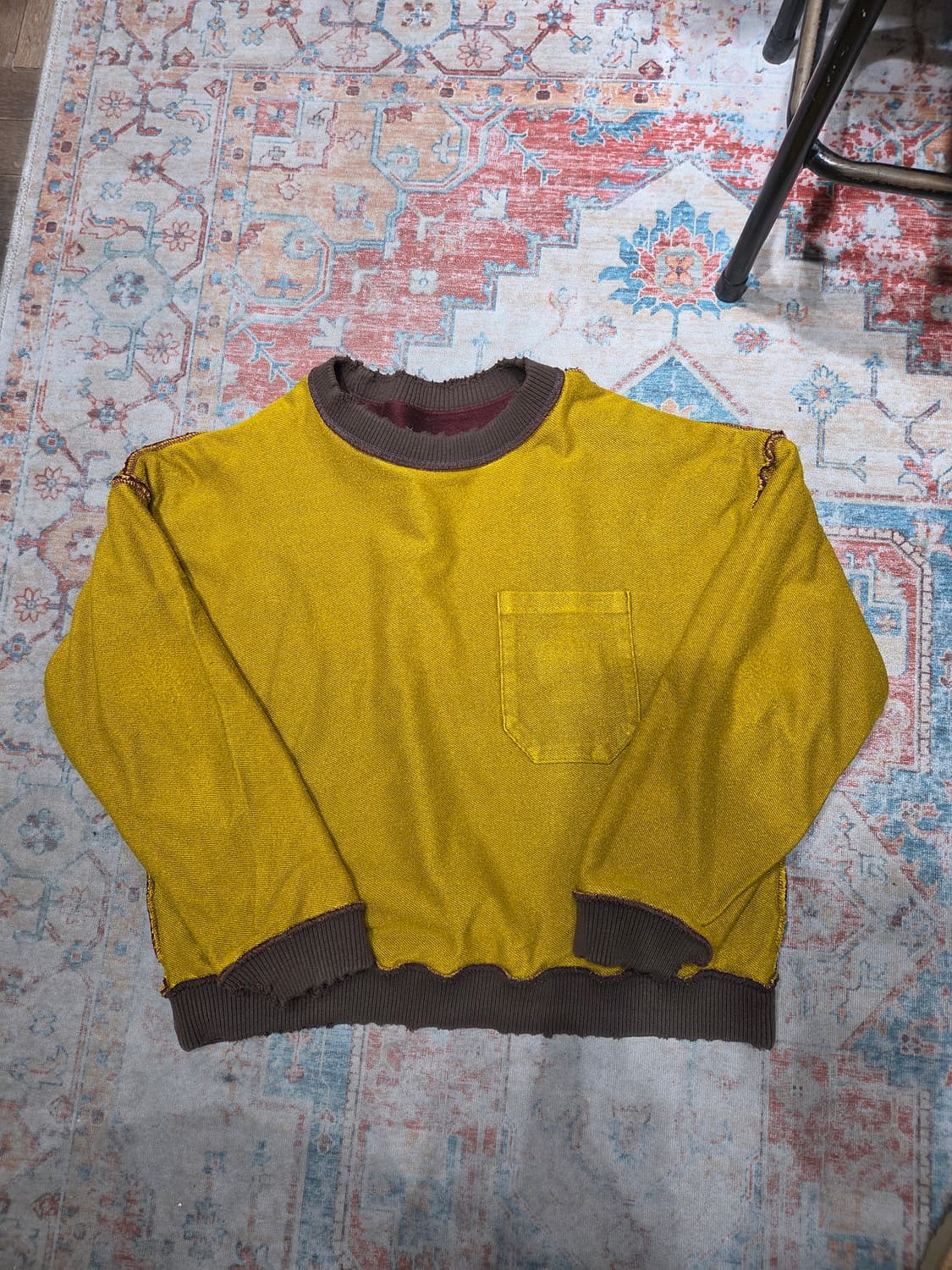 벌스데이수트 리버시블 니트 맨투맨 상품이미지2