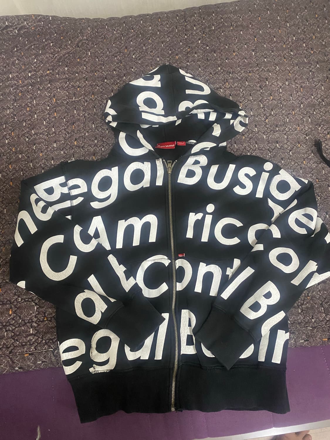 슈프림 Legal Business 후드집업 M 상품이미지1