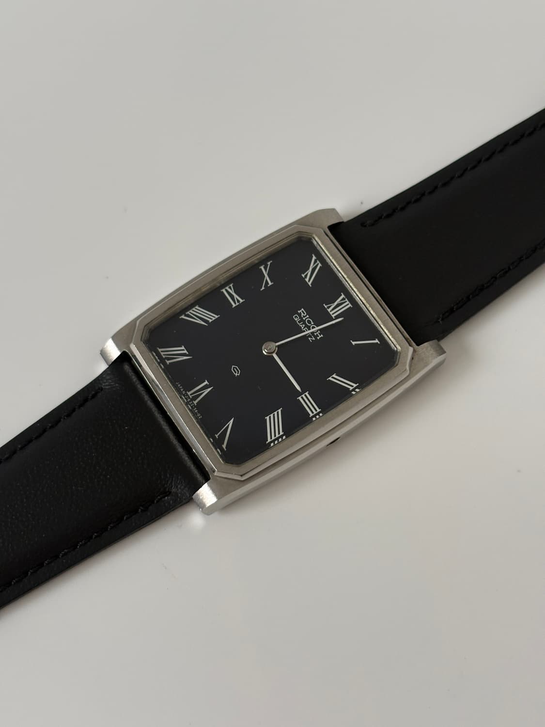 1980s Navy Dial Roman Tank Riquartz 상품이미지5