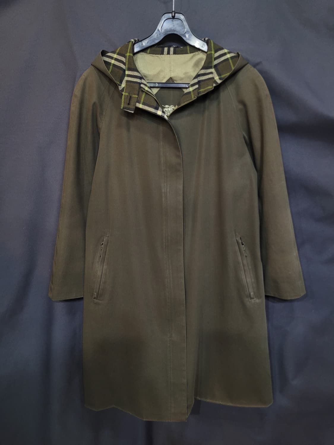 Burberry 버버리 런던 초빈티지 후드 코트 상품이미지10