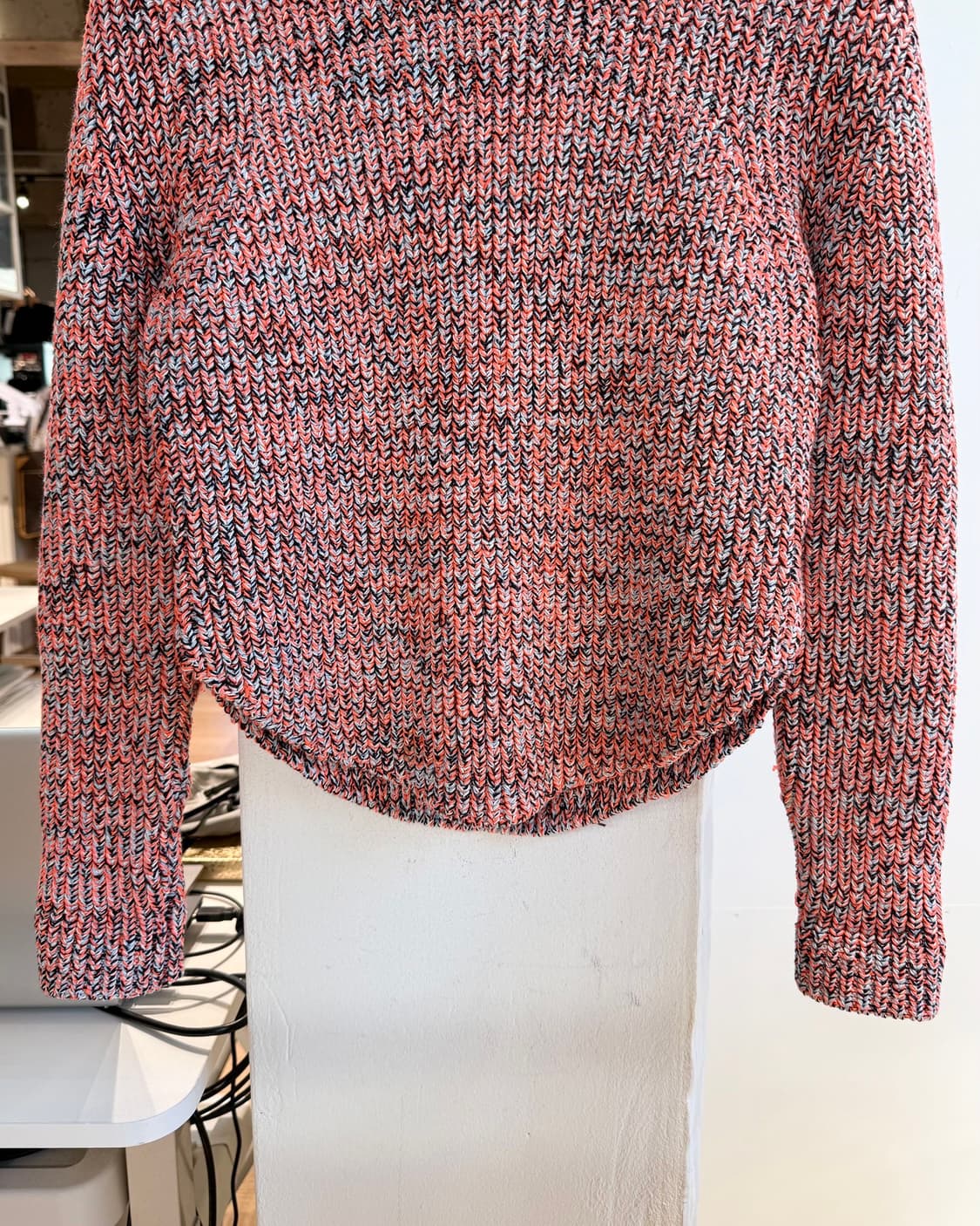 셀린느 오렌지 믹스컬러 코튼 니트  상품이미지6