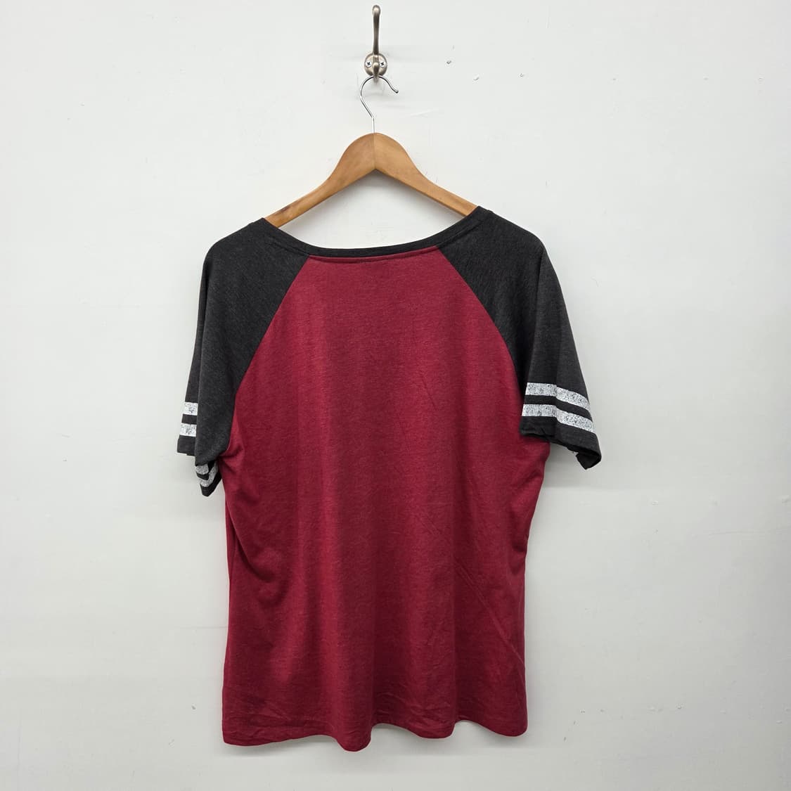 할리데이비슨 티셔츠 버건디 여성XL 상품이미지4