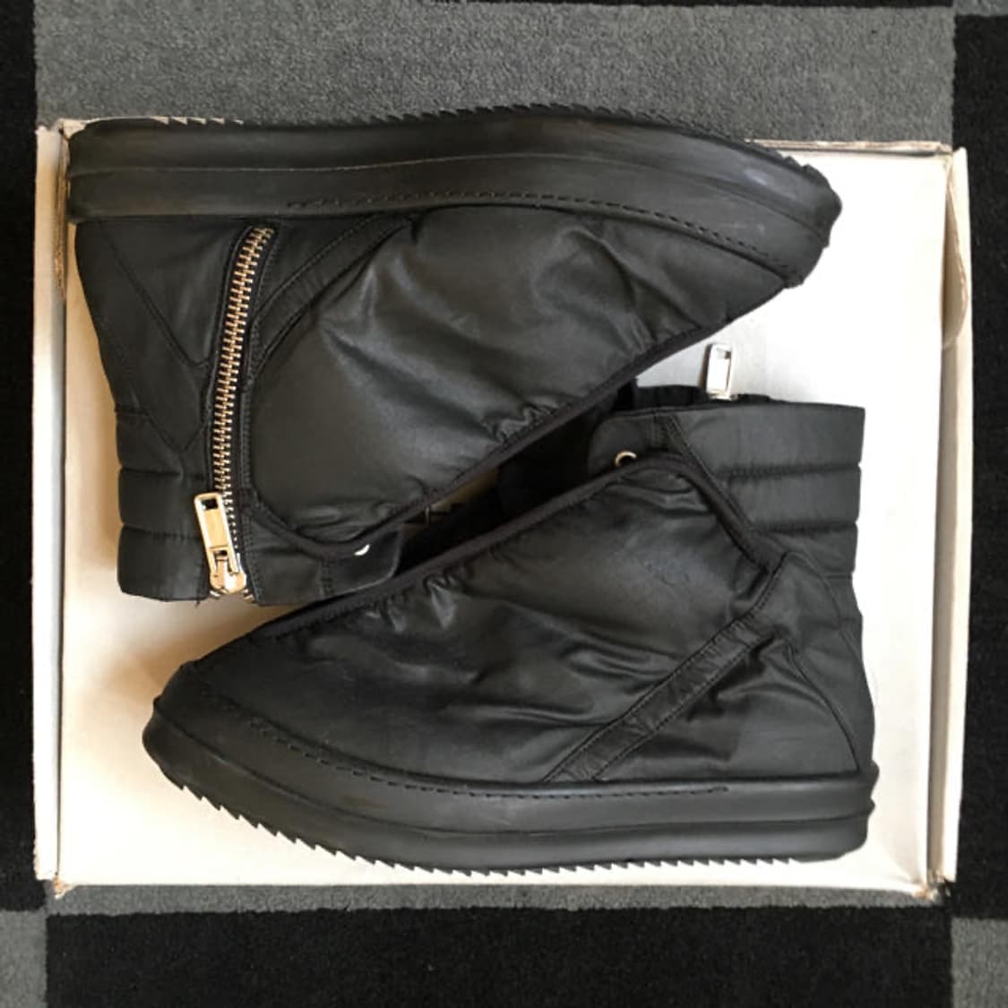 [새상품]릭오웬스 후프 덩크(가오리) 트리플 블랙 43 상품이미지1