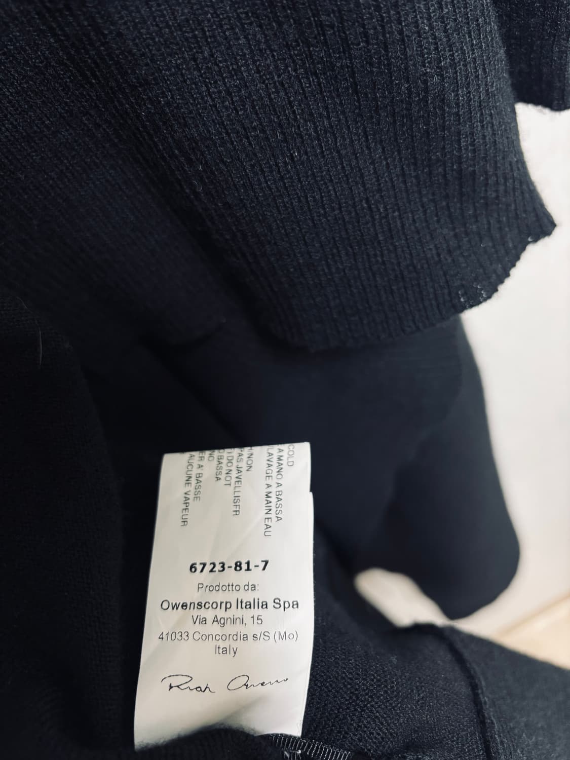 Rick Owens 릭오웬스 롱 드레이프 가디건 상품이미지8