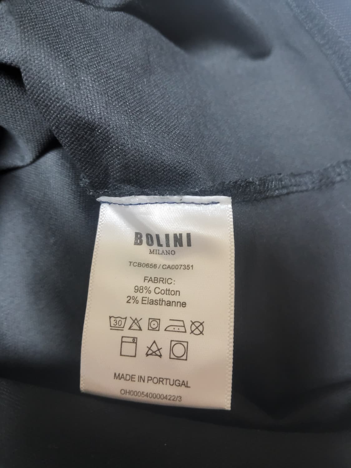 BOLINI 볼리니 남성용 코튼 스판 반팔 카라 티셔츠 M사이즈 상품이미지6