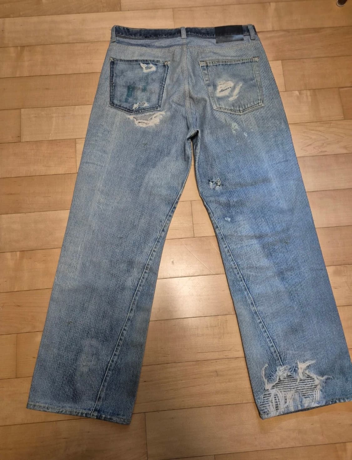 아워레가시 써드컷 프린트데님 30사이즈 상품이미지2