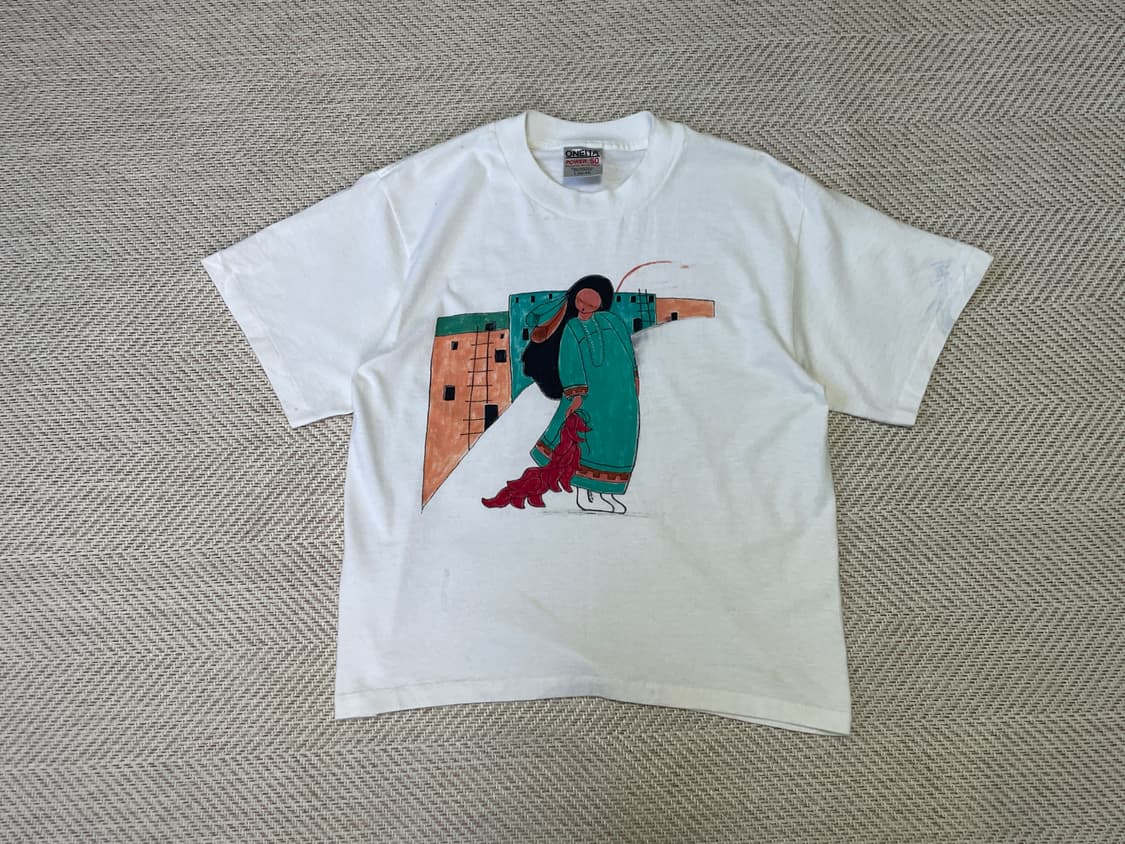 90s usa 싱글 오네이타 네이티브 아메리칸 푸에블로 J03379 상품이미지1