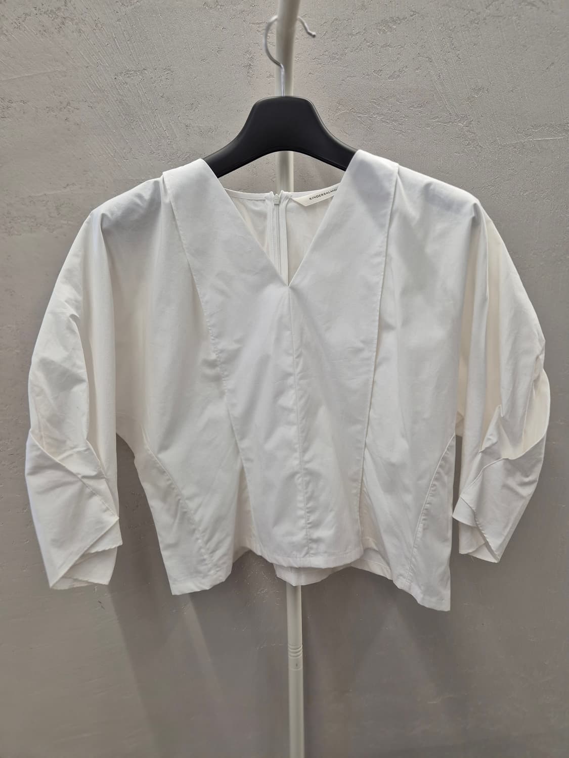 킨더스알몬 화이트 코튼 블라우스 상품이미지2