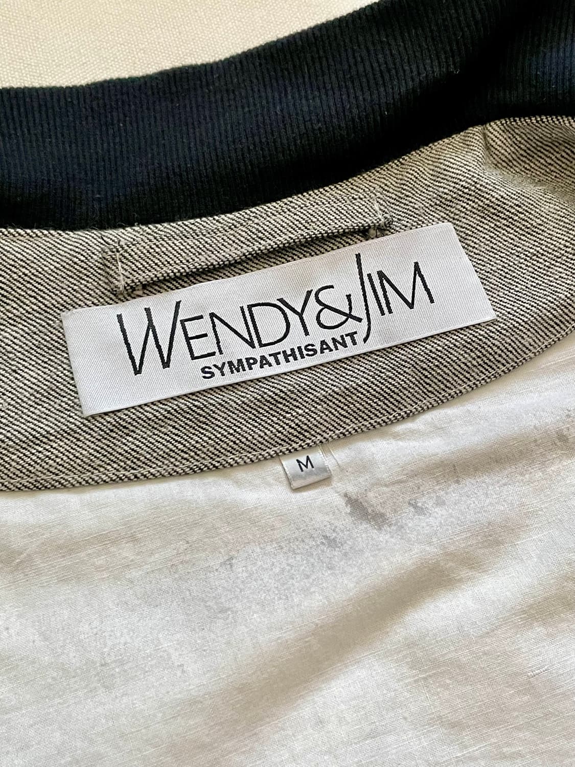 WENDY & JIM 웬디 앤 짐 데님 트러커 블루종 전사 자켓 상품이미지3