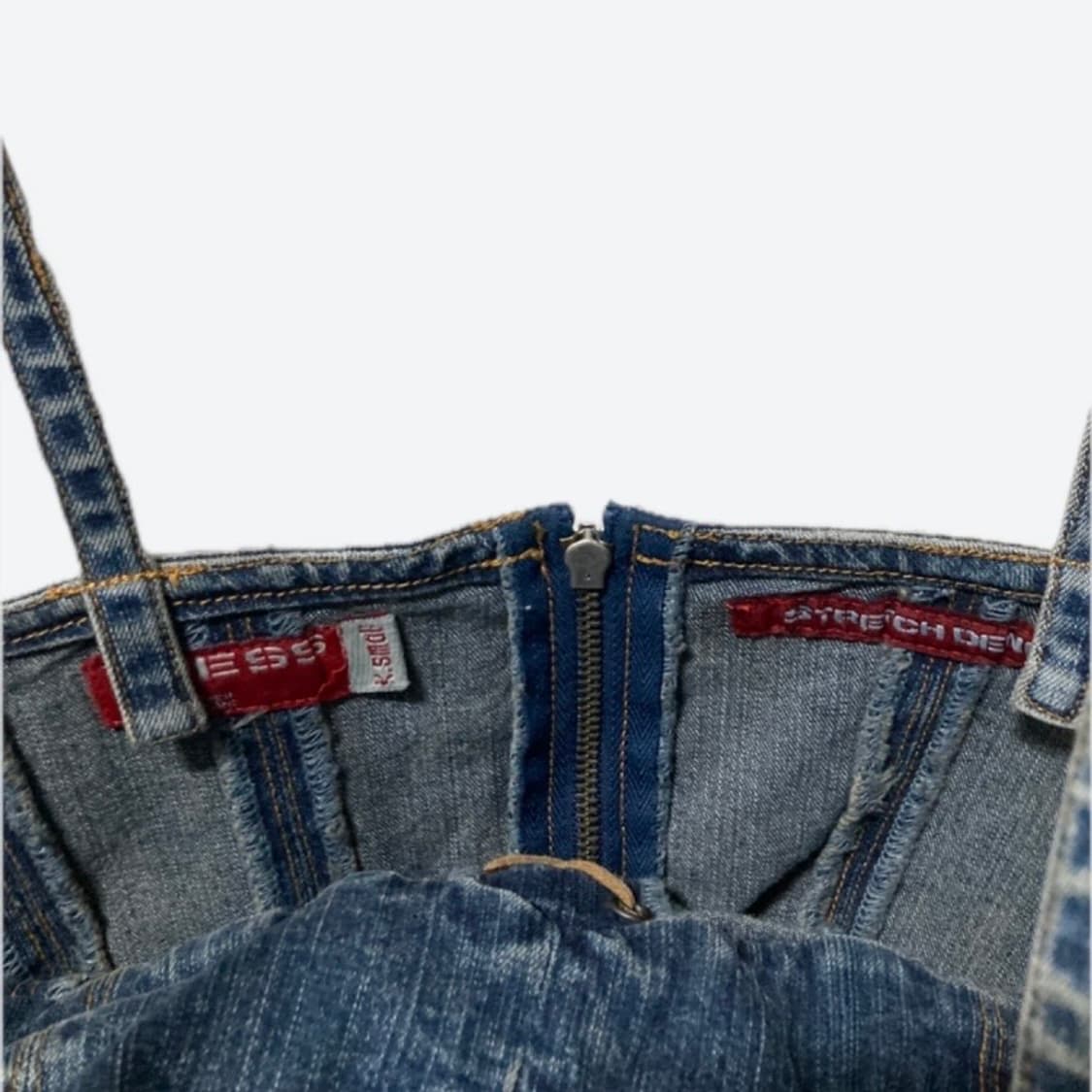 게스 데님 뷔스티에 코르셋 탑 상품이미지3