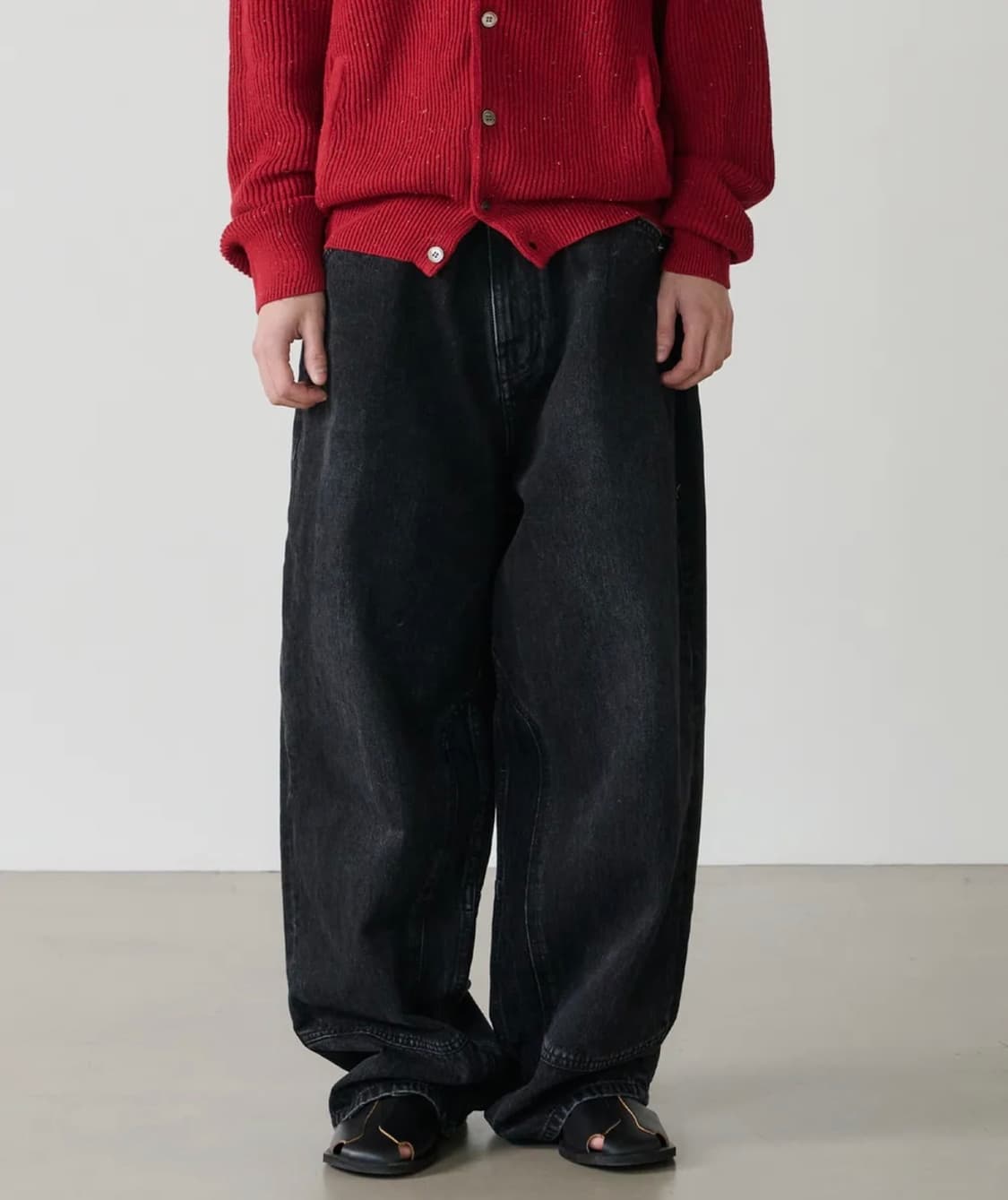 노운 sprit denim pants (black) 상품이미지1