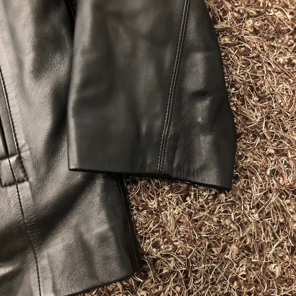 파크랜드 양가죽 집업 레더 가죽 자켓 상품이미지3