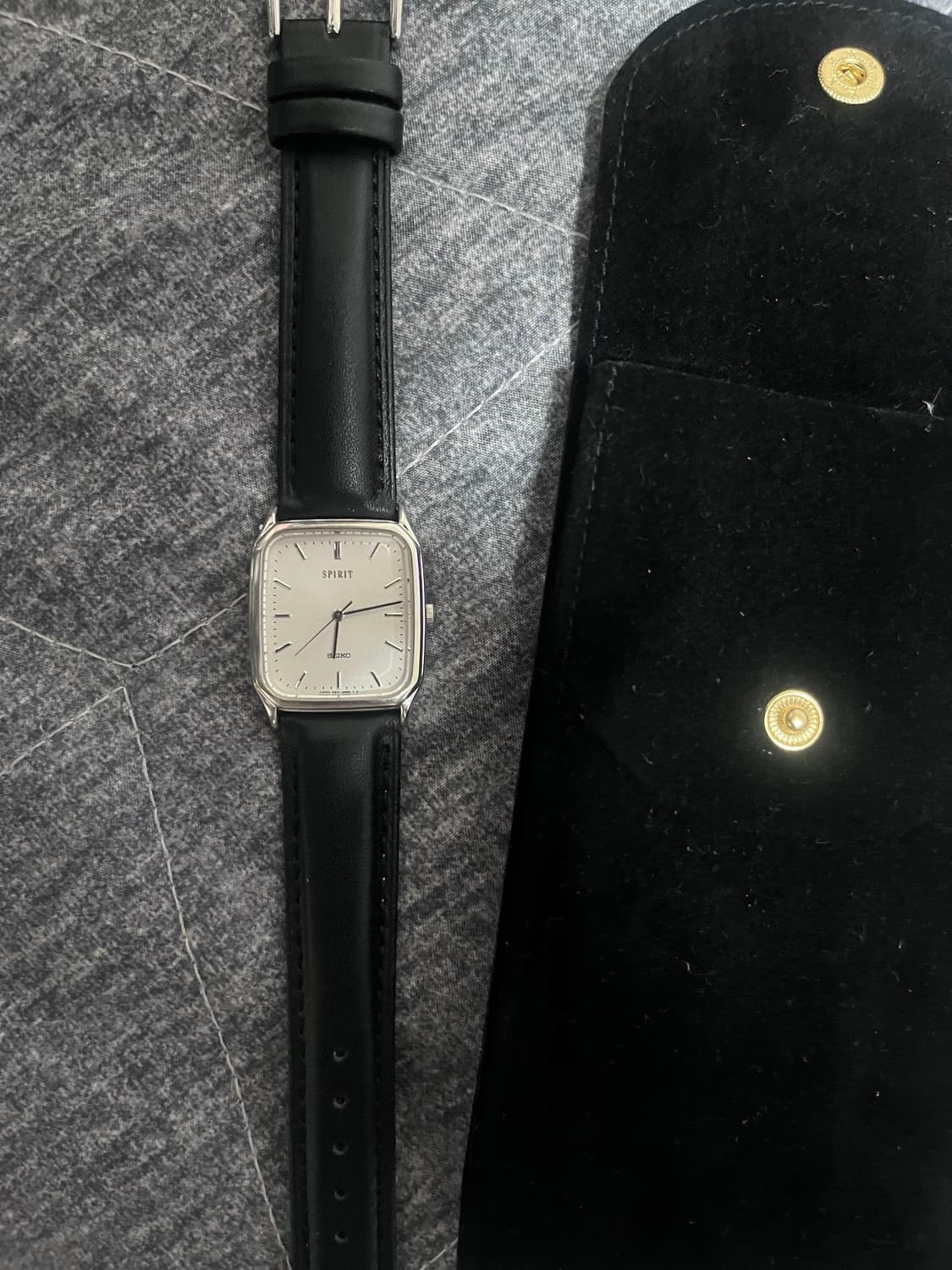 세이코 스피릿 빈티지 쿼츠 시계(실버) 상품이미지1