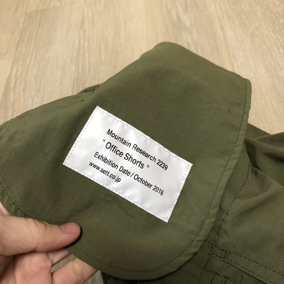 (M) 새상품 마운틴 리서치 나일론 오피서 쇼츠 올리브 카키 상품이미지7