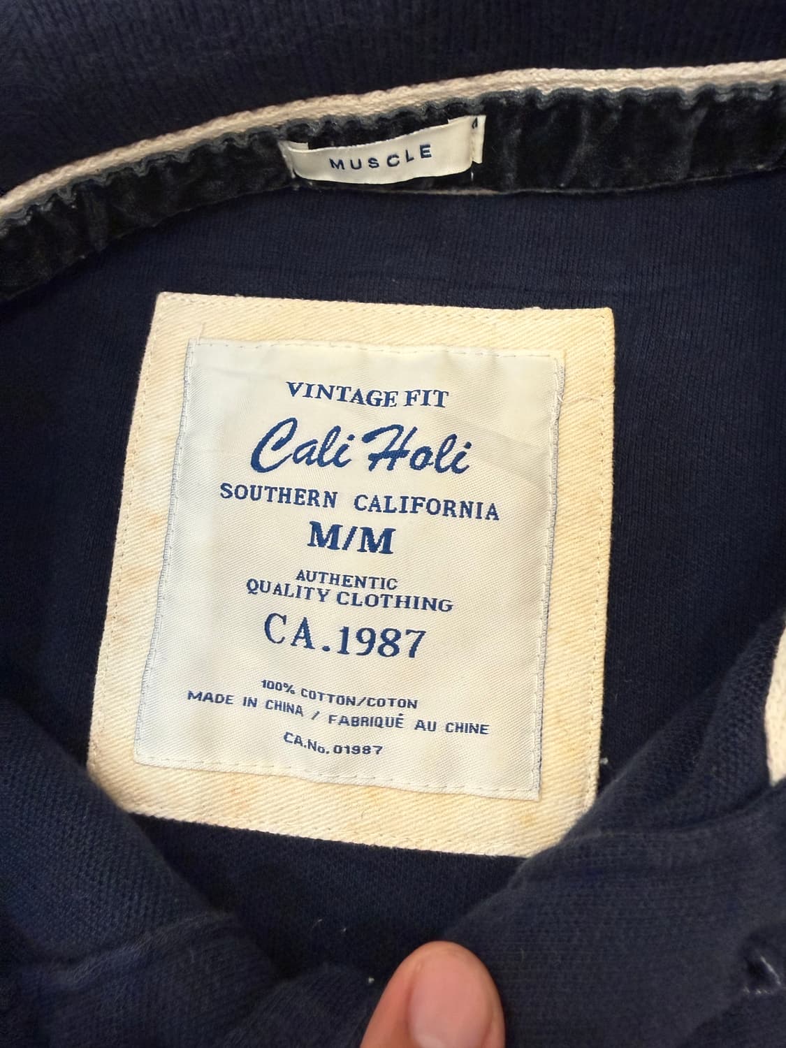 Cali Holi So Cal Del Mar 백프린트 PK 반팔 상품이미지3