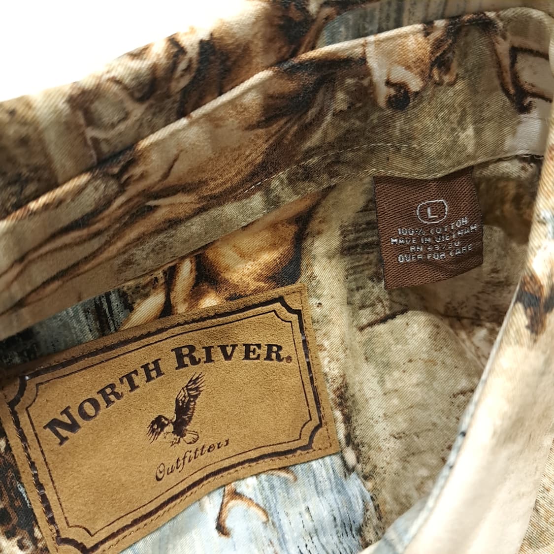 CK108 L 노스리버 00s 디어 헌팅 반팔 셔츠 남방 상품이미지3