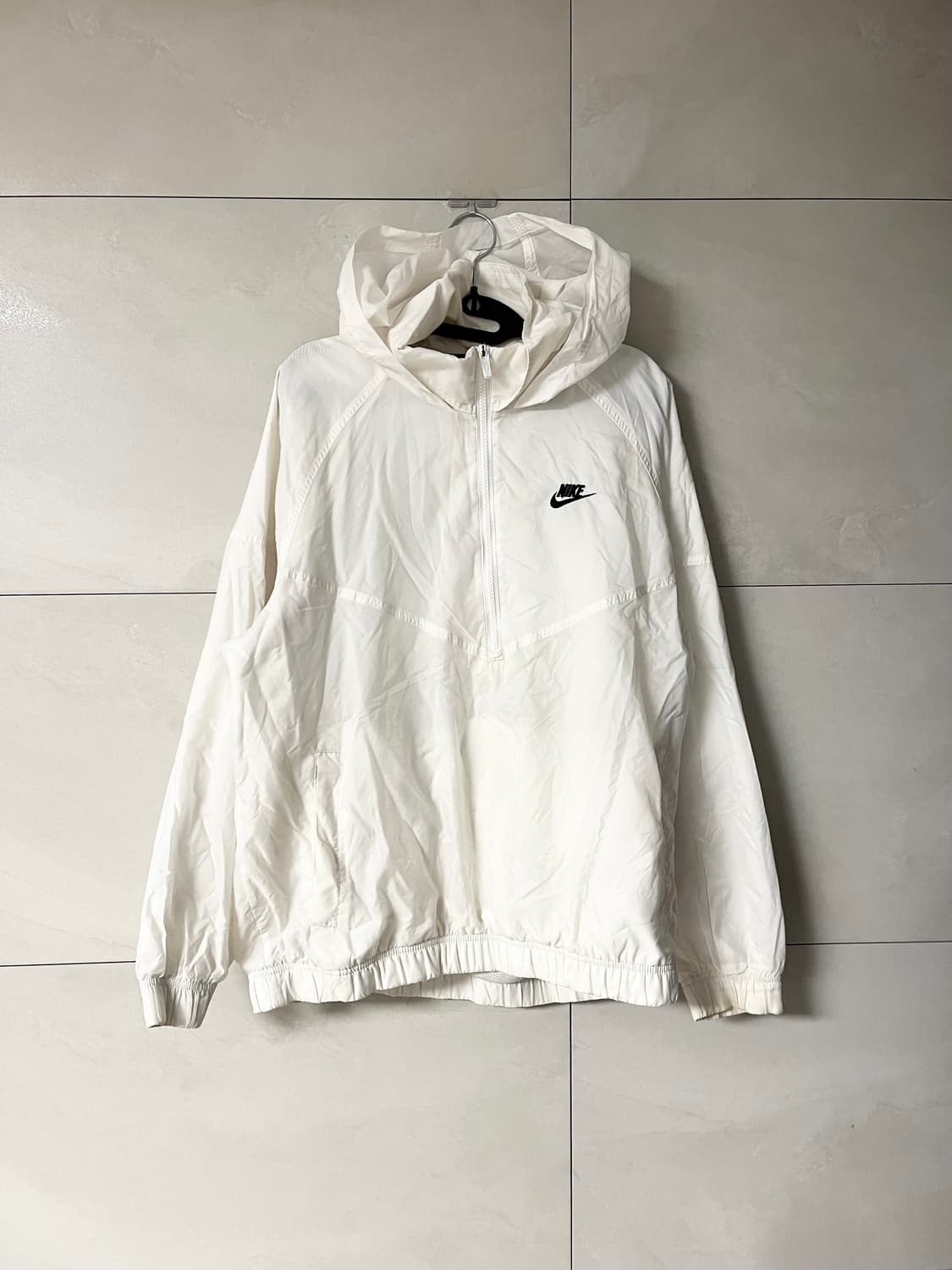 나이키 윈드러너 언라인드 아노락 바람막이 화이트 [L] 상품이미지4