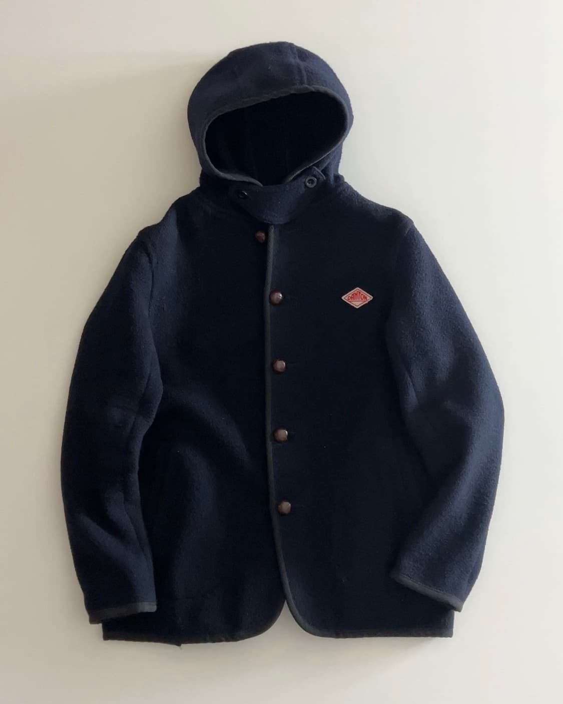 단톤 울 파일 라운드칼라 후드 자켓 36 상품이미지1