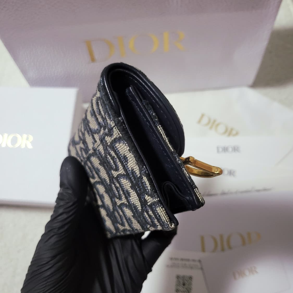 [24년식/풀구성] 디올 오블리크 새들 카드지갑  상품이미지8