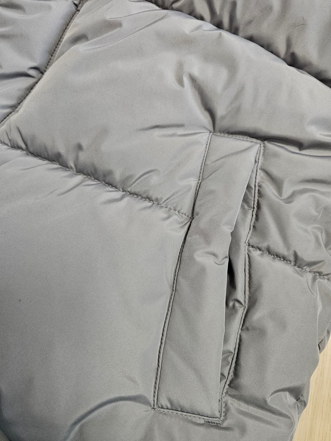 디키즈 숏패딩 S 회색 상품이미지3