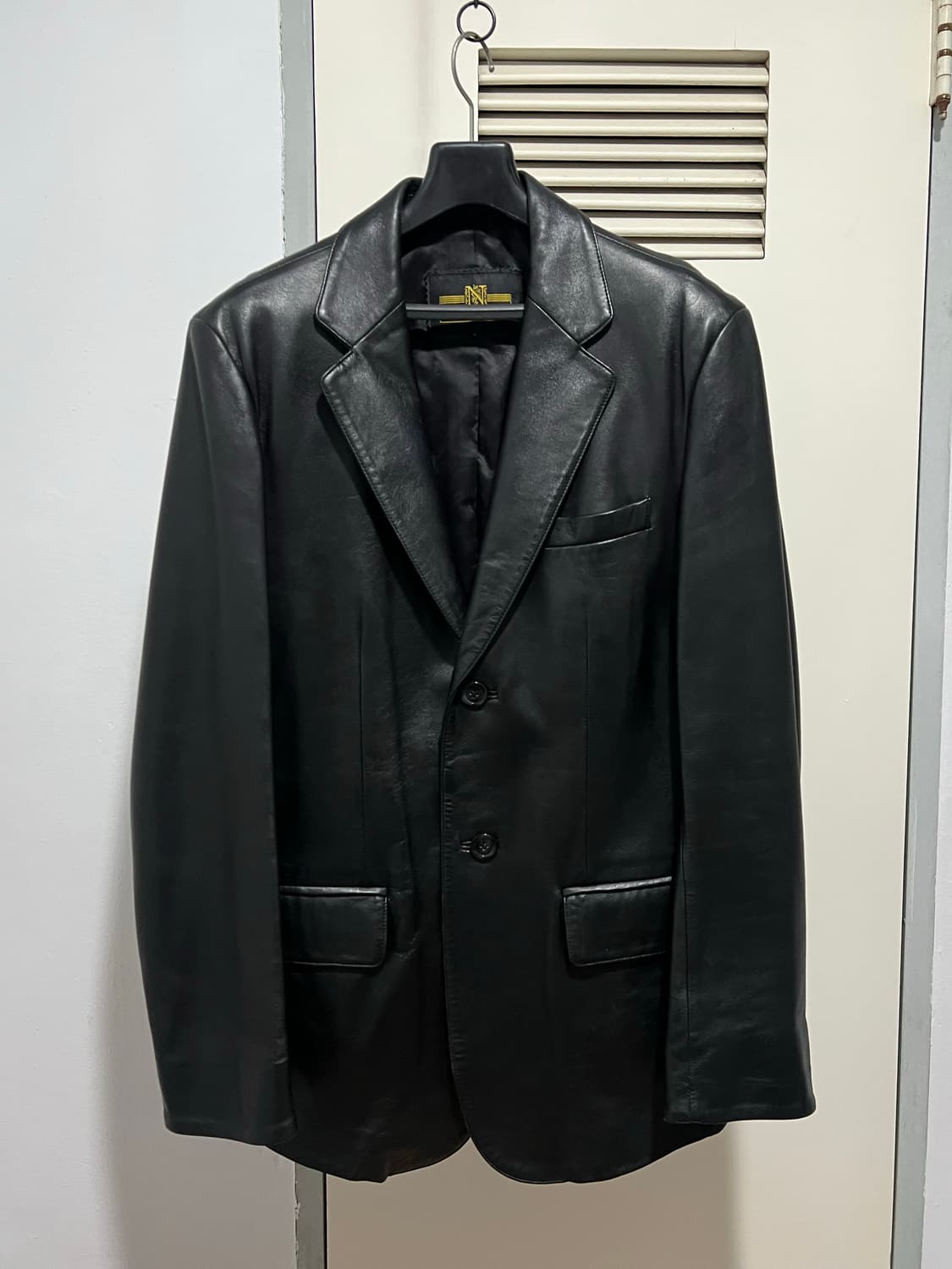 리얼 레더 블레이저 상품이미지1