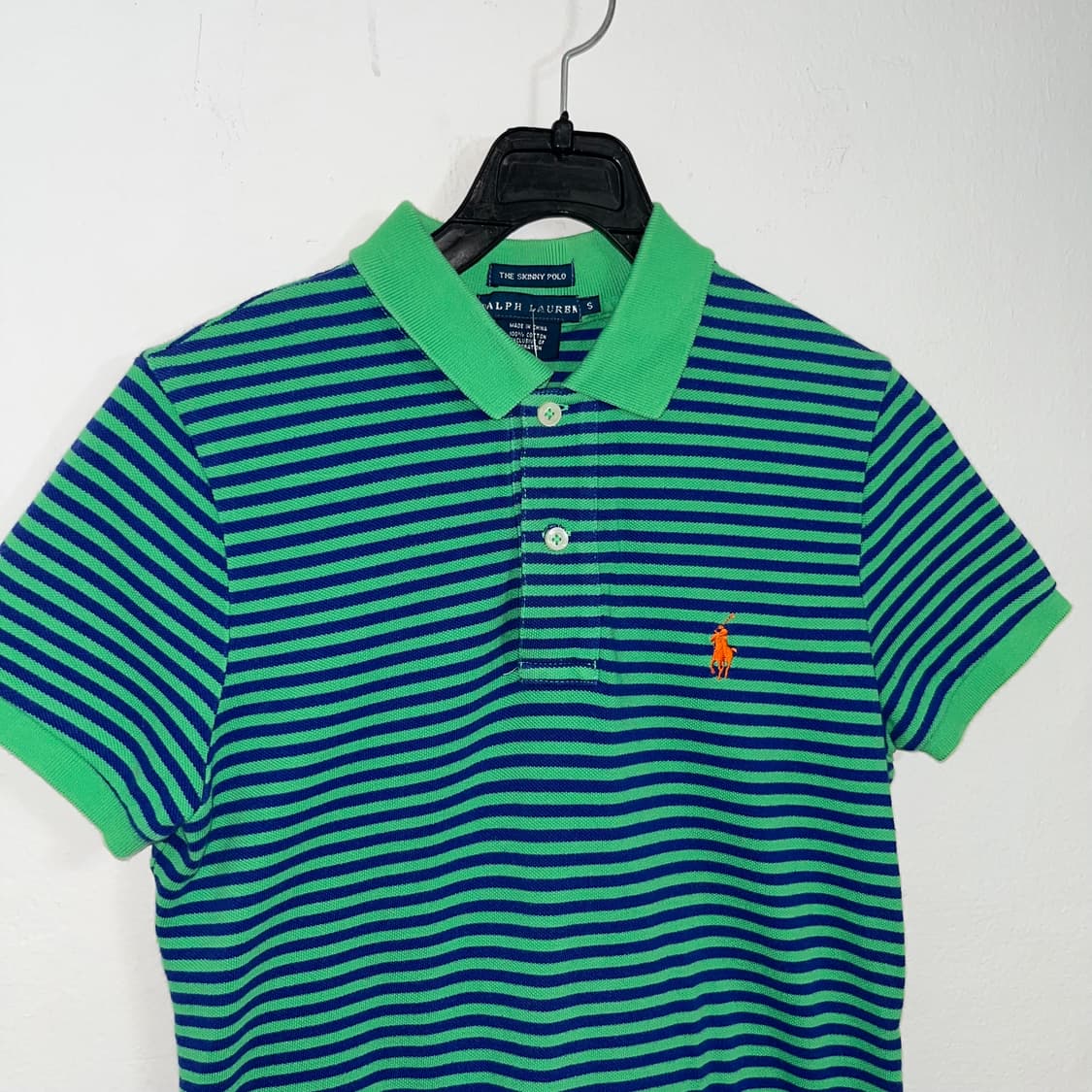Polo green stripe collar T-shirts 상품이미지5