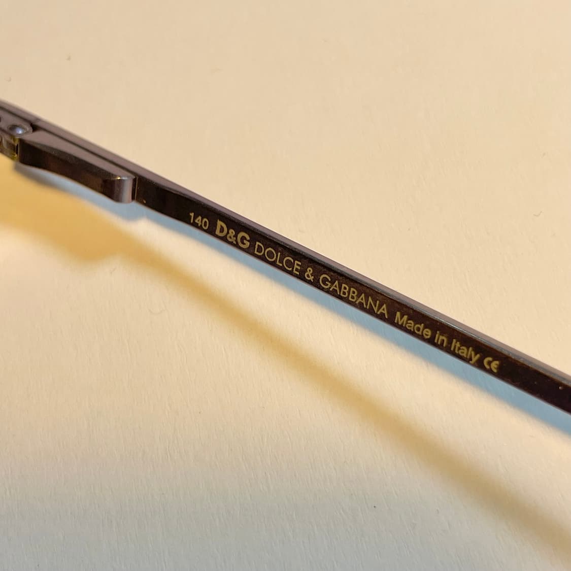 D&G 돌체앤가바나 사의 빈티지 반무테 안경 판매합니다 상품이미지4