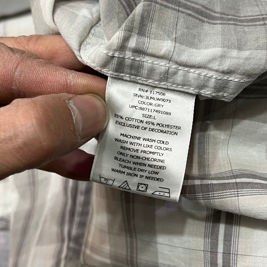  리바이스 체크 웨스턴 셔츠 y14998 상품이미지8